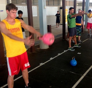 Morrill Performance Coach and DC Breeze athlete Alex Jacoski demoing the single arm swing on the current MP Asia tour.