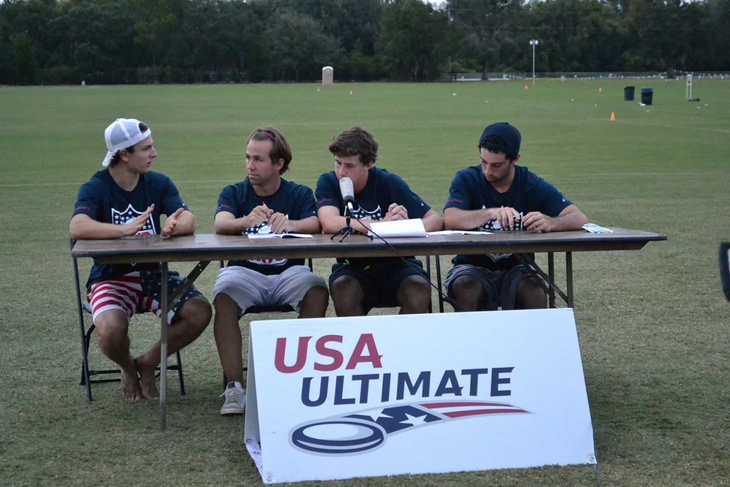 Skyd at the 2011 Club Championships. (From left: Elliot Trotter, Tyler Kinley, Ian Toner, Zack Smith.)